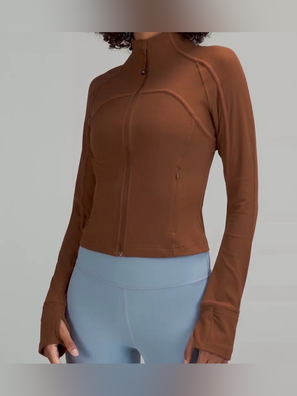 Lululemon Nulu Cropped Define Jacket, Roasted Brown NWOT - SIZE 10